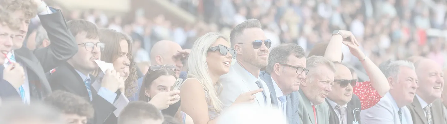 Horse racing event atmosphere